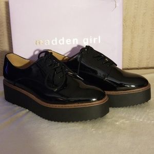 Brand new Madden Girl Black Patent Leather Shoe